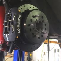 Wilwood brake and rotor install
